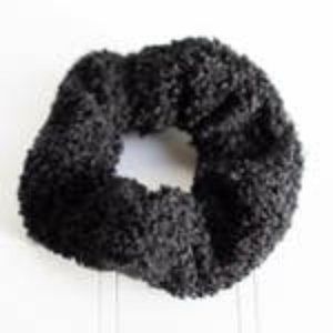 2 pack !!!!Black Teddy Bear Scrunchie !!